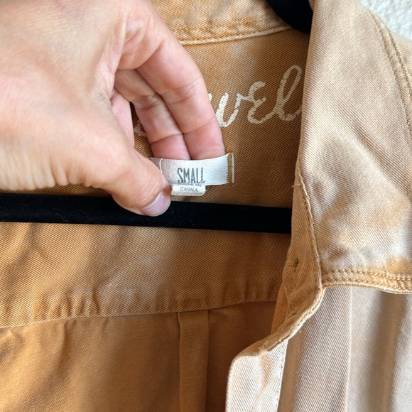 Madewell Light Tan Casual Shirt - Picture 2 of 3